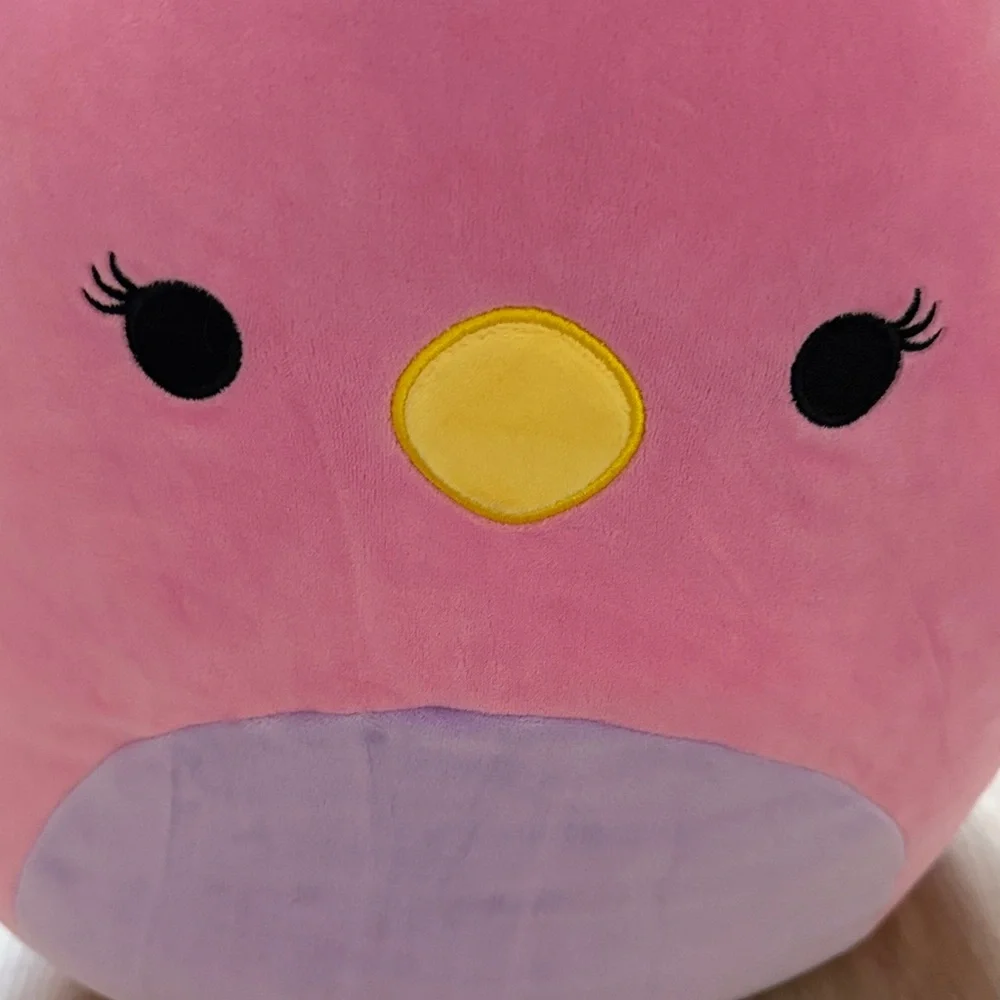 Squishmallows Pink and Lavender Bird Plush